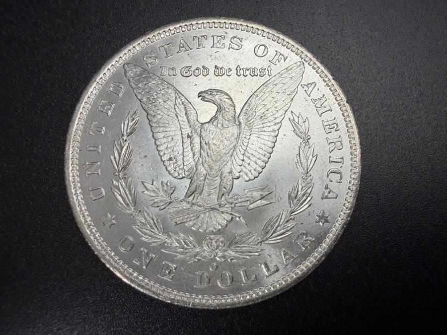 1885 O Brilliant Uncirculated Morgan Silver Dollar [Photo 3]