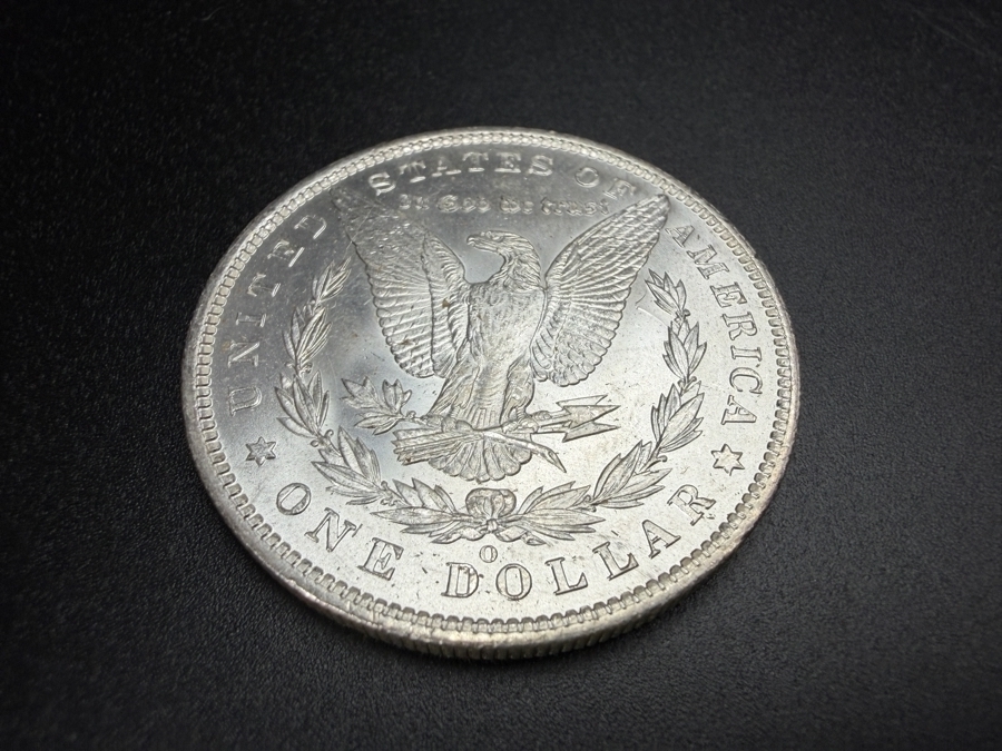 1885 O Brilliant Uncirculated Morgan Silver Dollar [Photo 4]