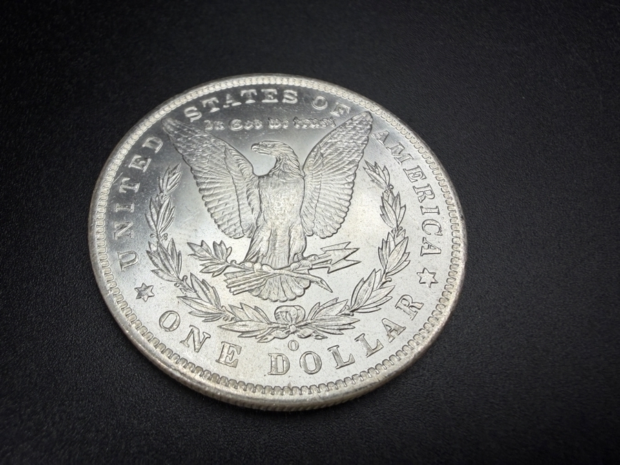 1885 O Brilliant Uncirculated Morgan Silver Dollar [Photo 4]
