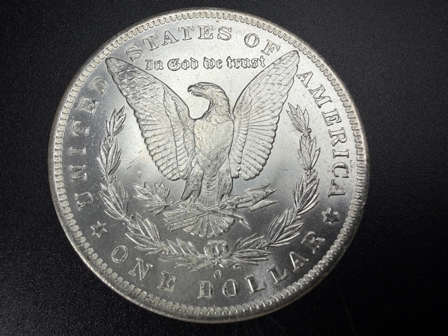 1885 O Brilliant Uncirculated Morgan Silver Dollar [Photo 3]