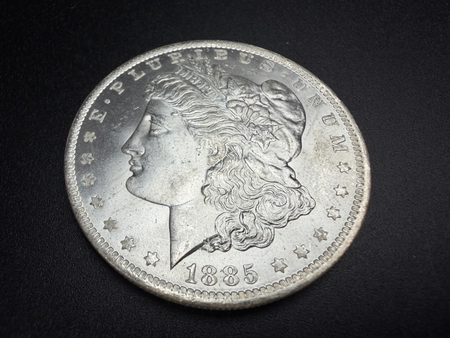 1885 O Brilliant Uncirculated Morgan Silver Dollar [Photo 2]