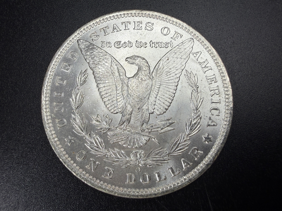 1885 O Brilliant Uncirculated Morgan Silver Dollar [Photo 3]