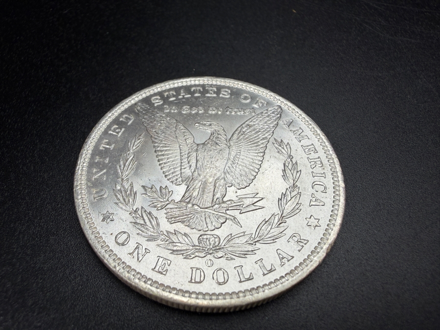 1885 O Brilliant Uncirculated Morgan Silver Dollar [Photo 4]