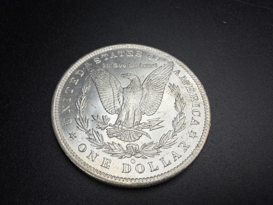 1885 O Brilliant Uncirculated Morgan Silver Dollar [Photo 4]