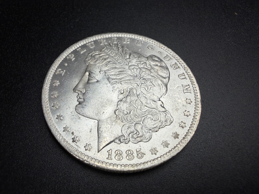 1885 O Brilliant Uncirculated Morgan Silver Dollar [Photo 2]