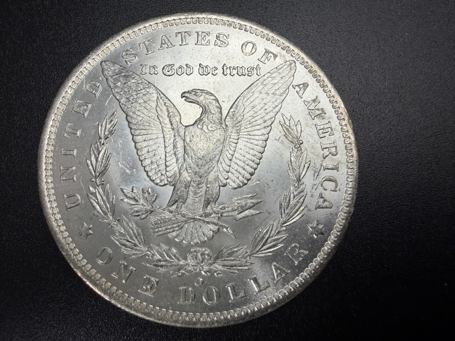 1885 O Brilliant Uncirculated Morgan Silver Dollar [Photo 3]