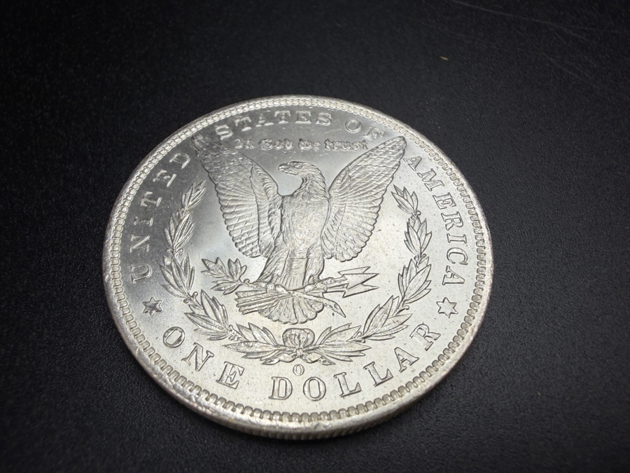 1885 O Brilliant Uncirculated Morgan Silver Dollar [Photo 4]