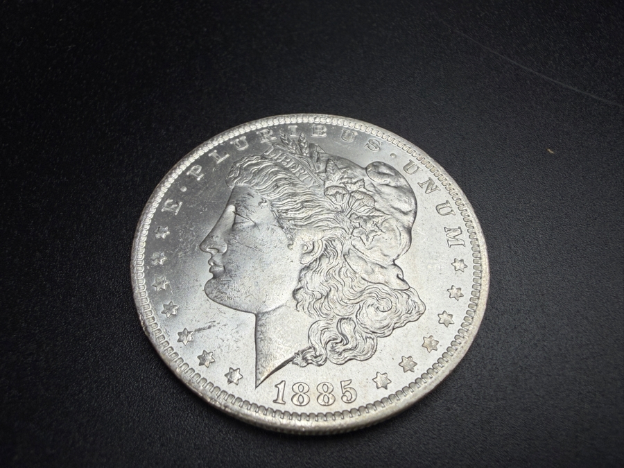 1885 O Brilliant Uncirculated Morgan Silver Dollar [Photo 2]