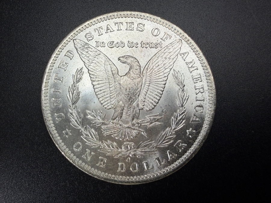 1885 O Brilliant Uncirculated Morgan Silver Dollar [Photo 3]