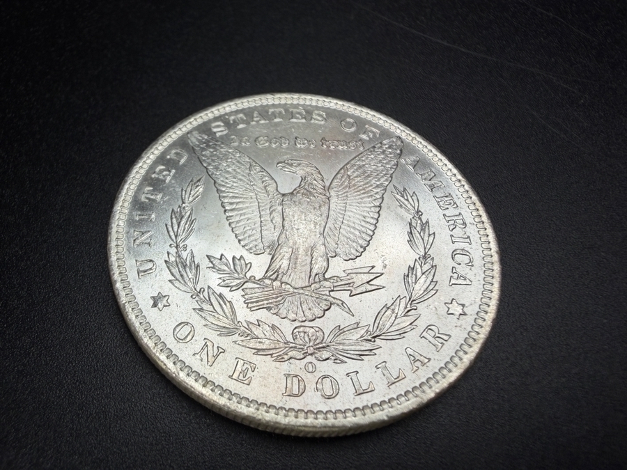 1885 O Brilliant Uncirculated Morgan Silver Dollar [Photo 4]