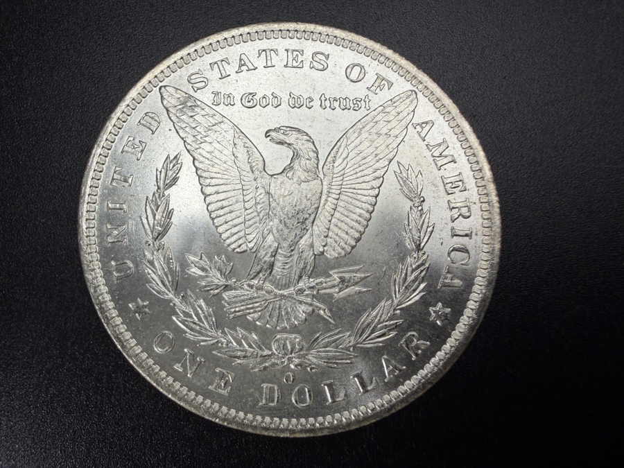 1885 O Brilliant Uncirculated Morgan Silver Dollar [Photo 3]