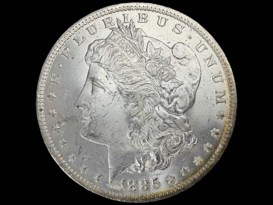 1885 O Brilliant Uncirculated Morgan Silver Dollar