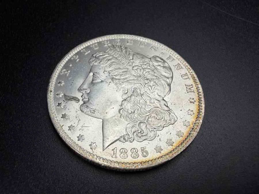 1885 O Brilliant Uncirculated Morgan Silver Dollar [Photo 2]