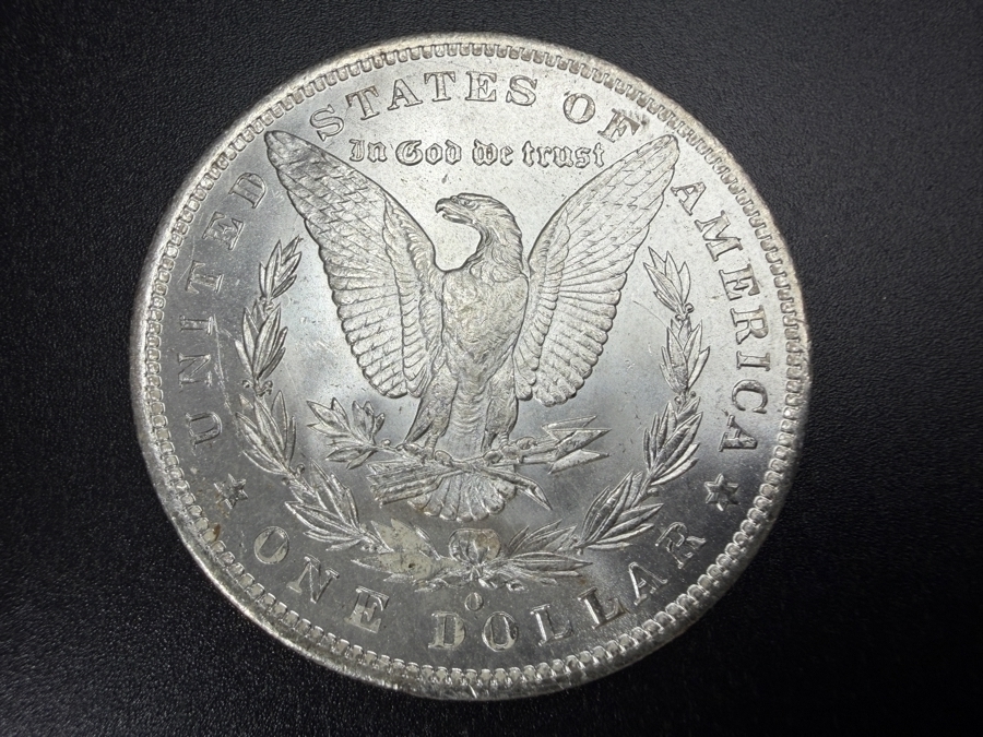 1885 O Brilliant Uncirculated Morgan Silver Dollar [Photo 3]