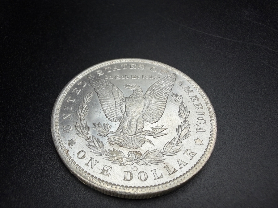 1885 O Brilliant Uncirculated Morgan Silver Dollar [Photo 4]