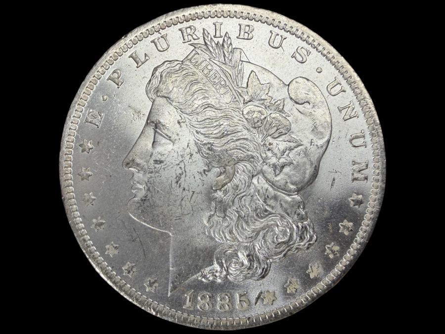 1885 O Brilliant Uncirculated Morgan Silver Dollar