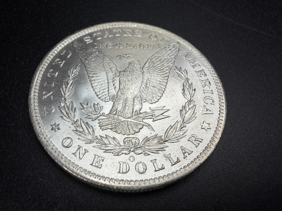 1885 O Brilliant Uncirculated Morgan Silver Dollar [Photo 4]