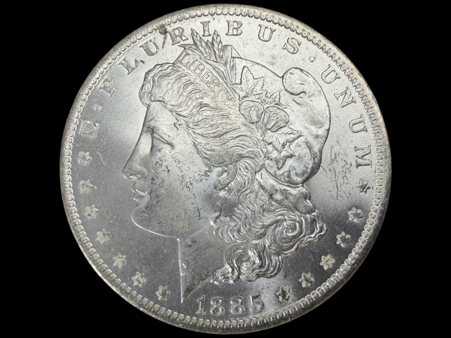 1885 O Brilliant Uncirculated Morgan Silver Dollar
