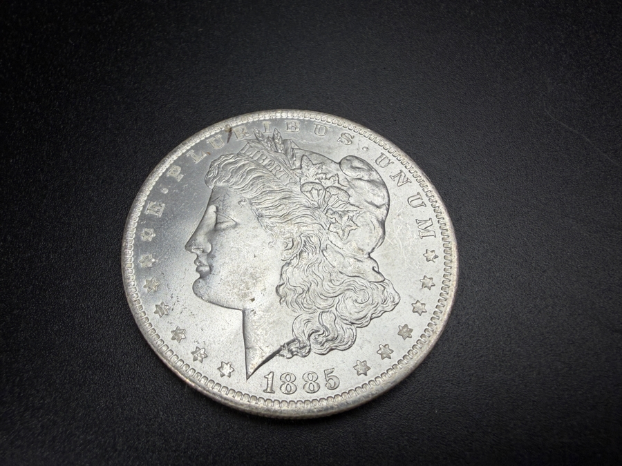 1885 O Brilliant Uncirculated Morgan Silver Dollar [Photo 2]