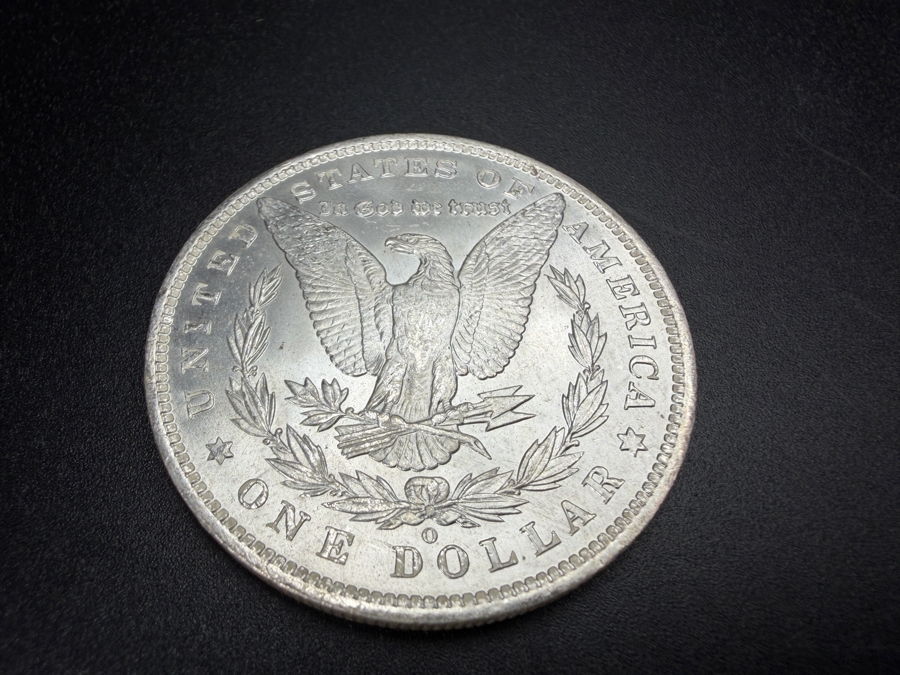 1885 O Brilliant Uncirculated Morgan Silver Dollar [Photo 4]