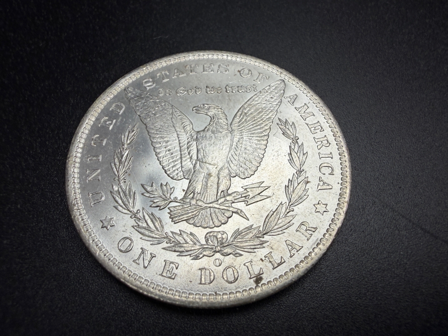 1885 O Brilliant Uncirculated Morgan Silver Dollar [Photo 4]