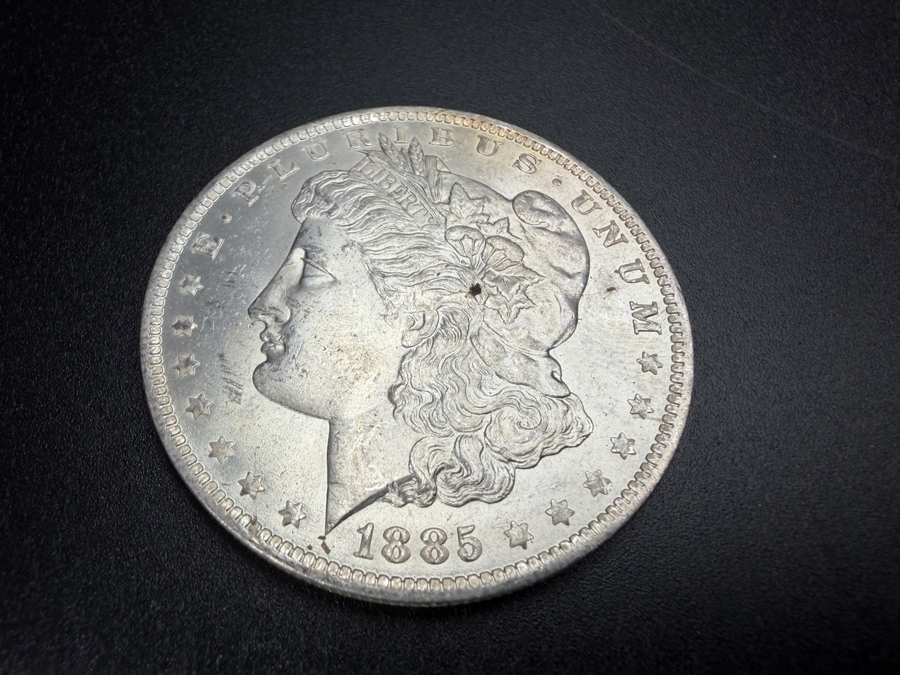 1885 O Brilliant Uncirculated Morgan Silver Dollar [Photo 2]