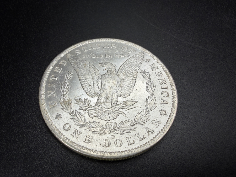 1885 O Brilliant Uncirculated Morgan Silver Dollar [Photo 4]