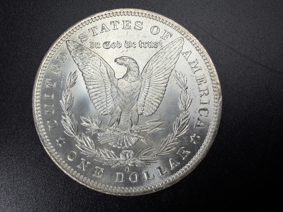 1885 O Brilliant Uncirculated Morgan Silver Dollar [Photo 3]