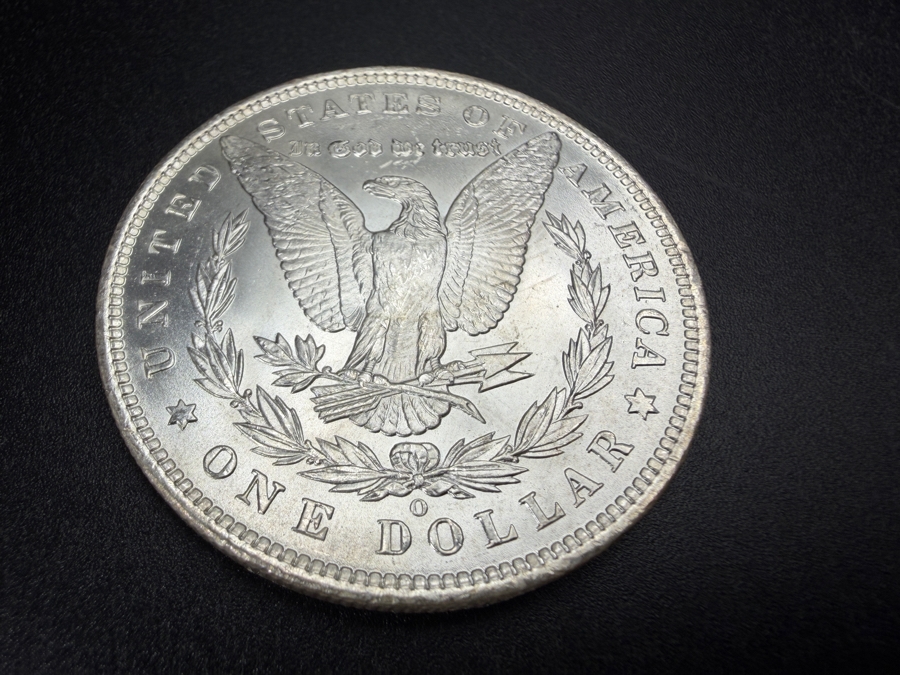 1885 O Brilliant Uncirculated Morgan Silver Dollar [Photo 4]