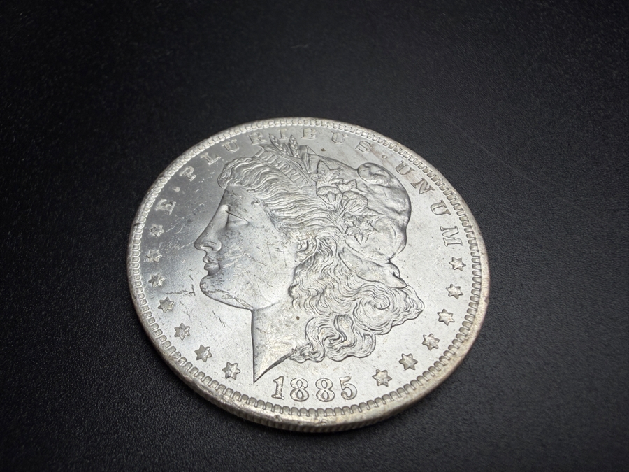 1885 O Brilliant Uncirculated Morgan Silver Dollar [Photo 2]