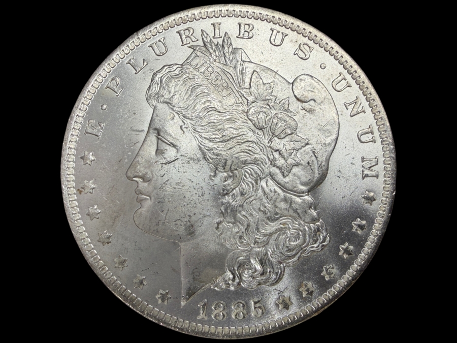 1885 O Brilliant Uncirculated Morgan Silver Dollar