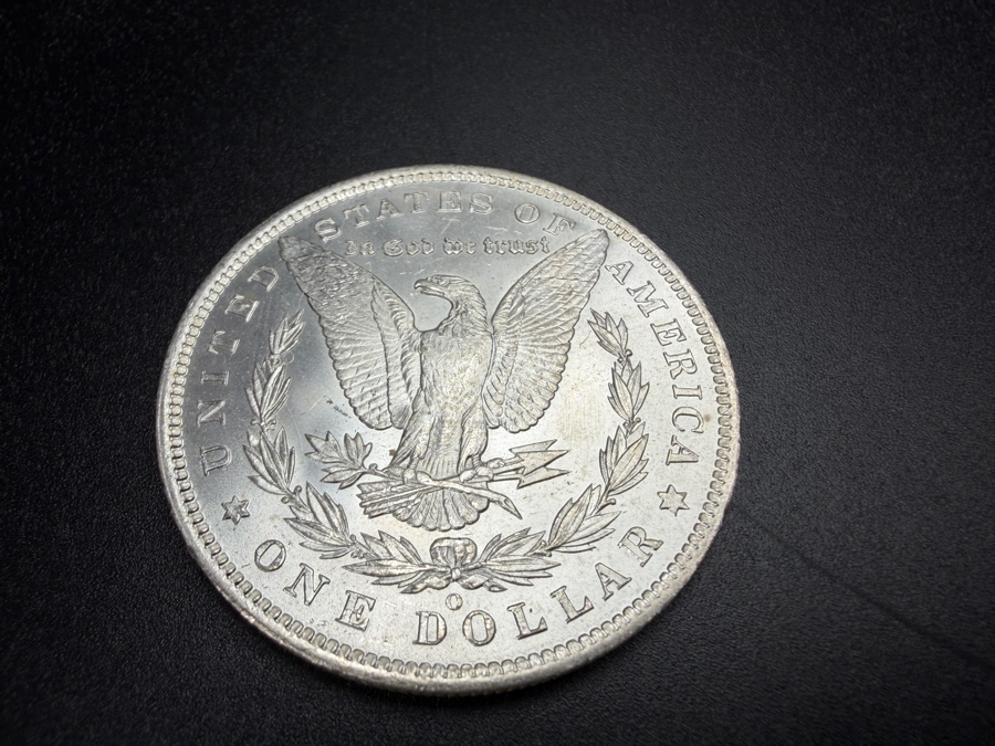 1885 O Brilliant Uncirculated Morgan Silver Dollar [Photo 4]