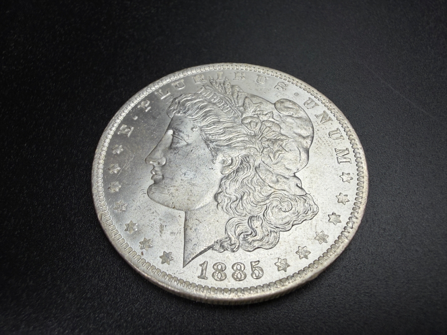 1885 O Brilliant Uncirculated Morgan Silver Dollar [Photo 2]