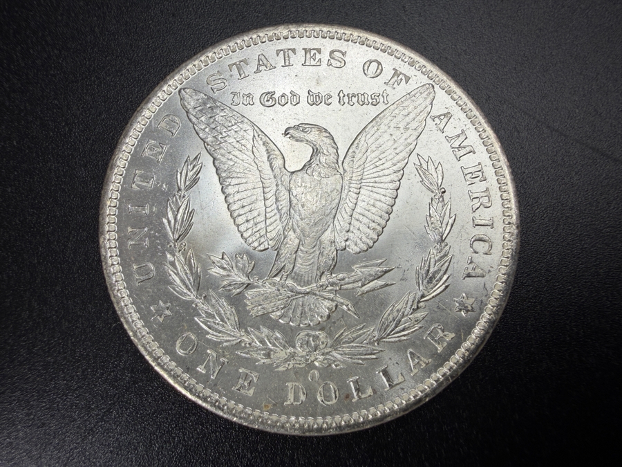 1885 O Brilliant Uncirculated Morgan Silver Dollar [Photo 3]