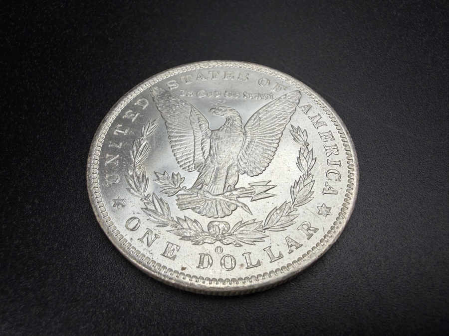 1885 O Brilliant Uncirculated Morgan Silver Dollar [Photo 4]