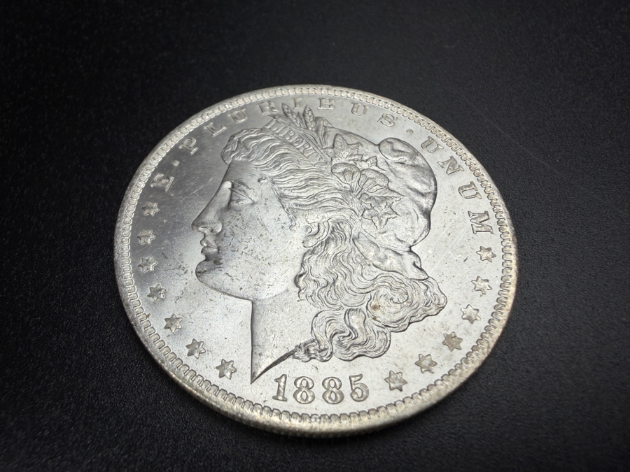 1885 O Brilliant Uncirculated Morgan Silver Dollar [Photo 2]