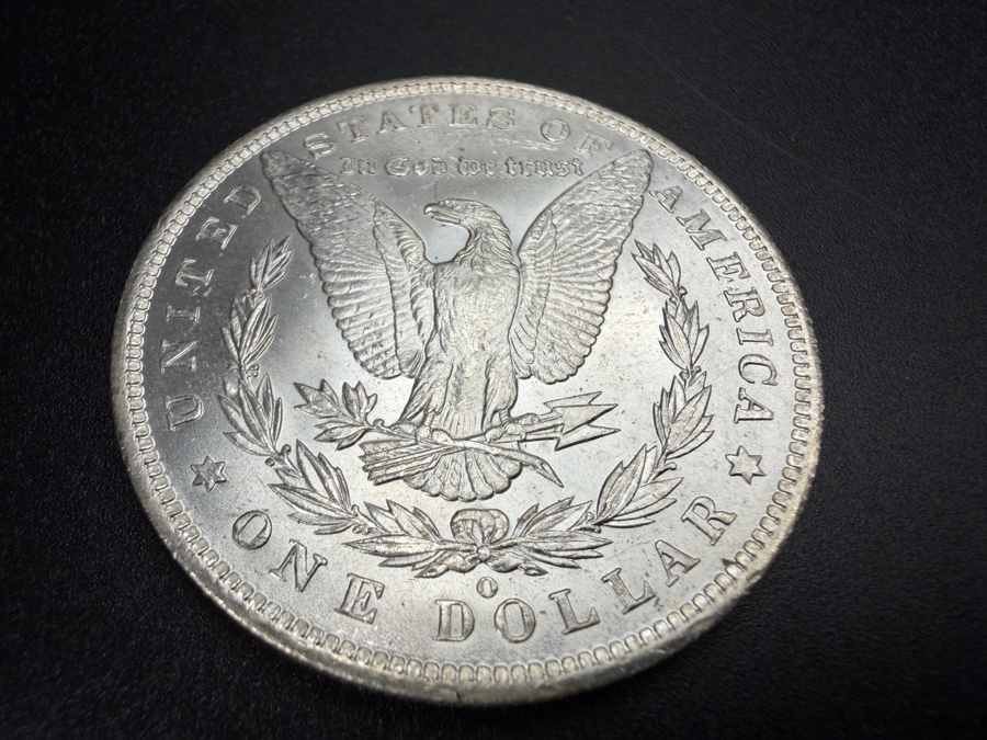 1885 O Brilliant Uncirculated Morgan Silver Dollar [Photo 4]