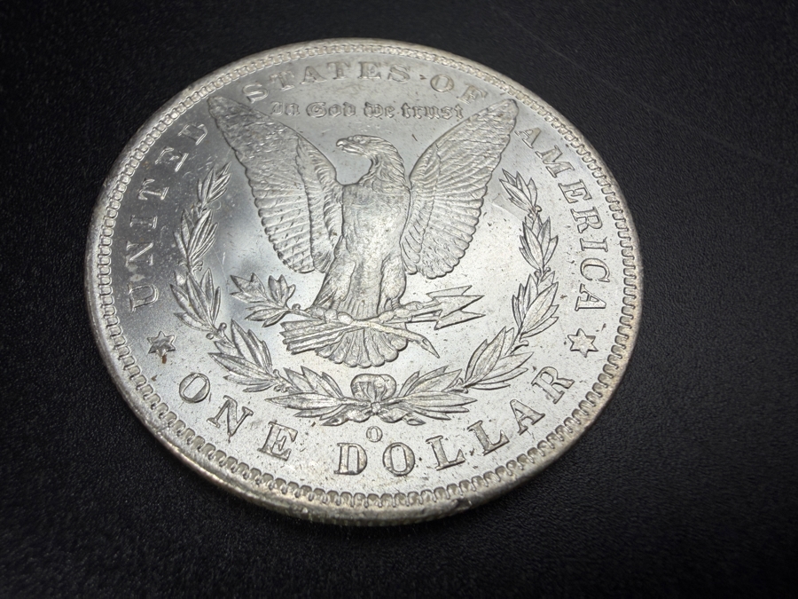 1885 O Brilliant Uncirculated Morgan Silver Dollar [Photo 4]