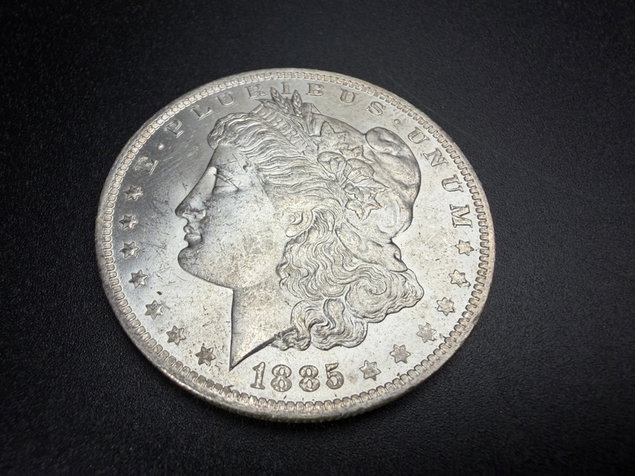 1885 O Brilliant Uncirculated Morgan Silver Dollar [Photo 2]