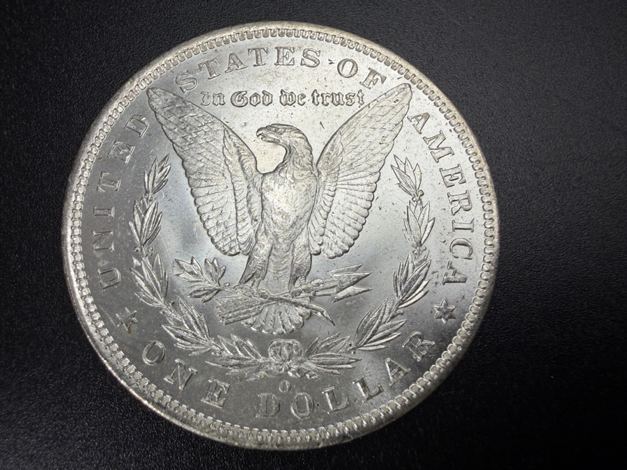 1885 O Brilliant Uncirculated Morgan Silver Dollar [Photo 3]