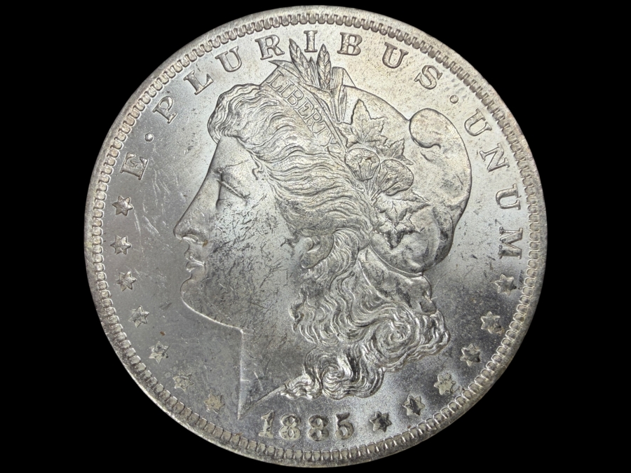 1885 O Brilliant Uncirculated Morgan Silver Dollar