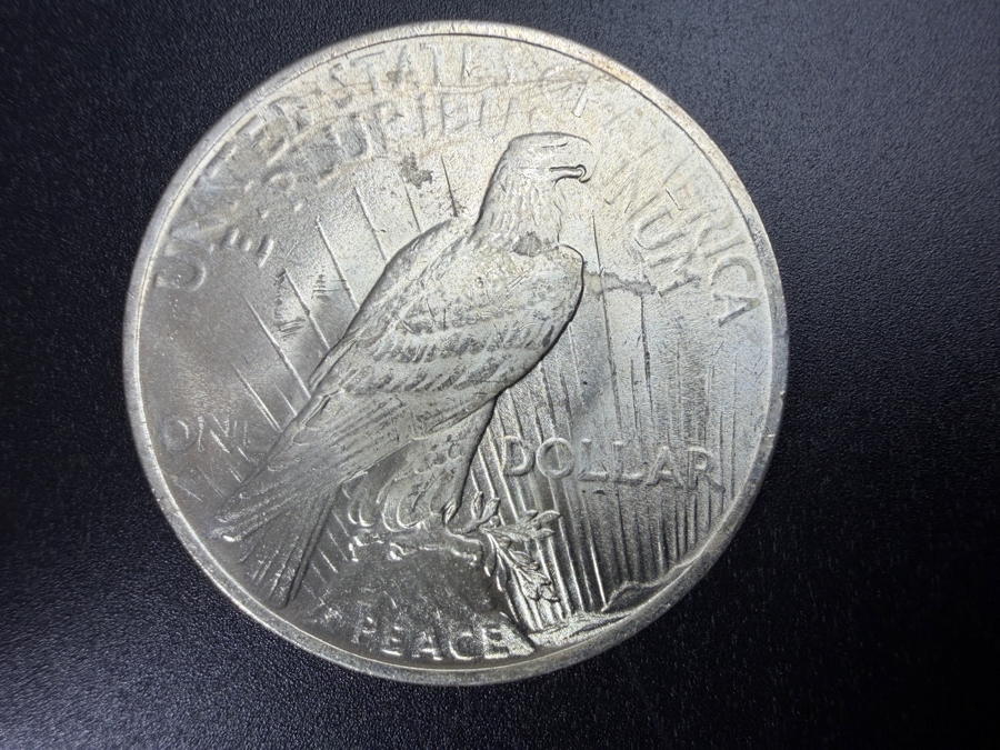 1923 Brilliant Uncirculated Peace Silver Dollar [Photo 3]