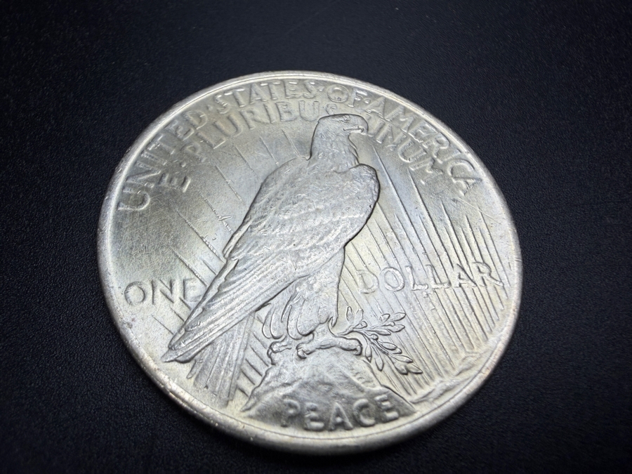 1923 Brilliant Uncirculated Peace Silver Dollar [Photo 4]