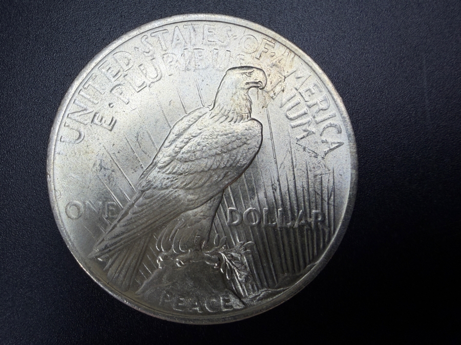 1923 Brilliant Uncirculated Peace Silver Dollar [Photo 3]