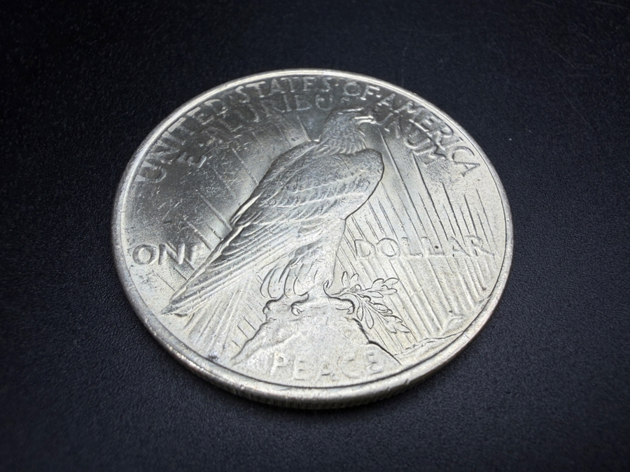 1923 Brilliant Uncirculated Peace Silver Dollar [Photo 4]