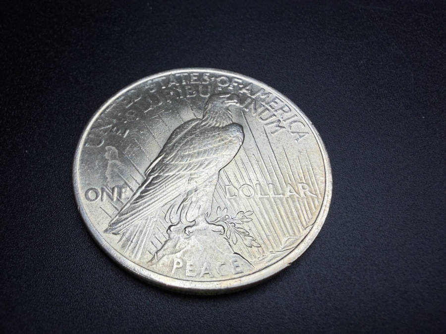 1923 Brilliant Uncirculated Peace Silver Dollar [Photo 4]