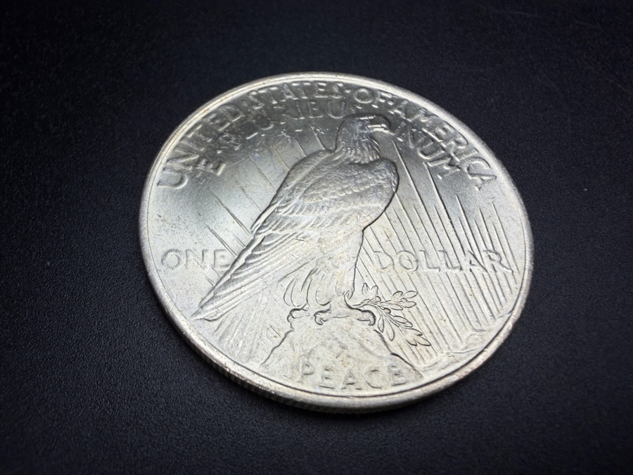 1923 Brilliant Uncirculated Peace Silver Dollar [Photo 4]