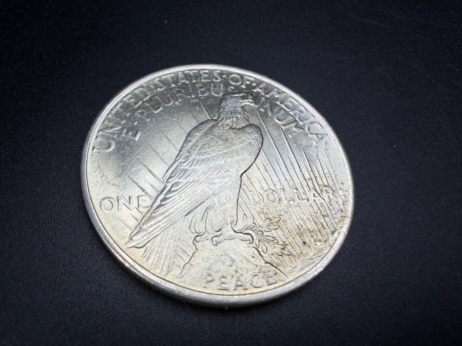 1923 Brilliant Uncirculated Peace Silver Dollar [Photo 4]