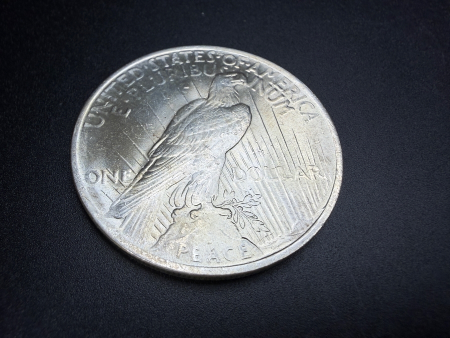 1923 Brilliant Uncirculated Peace Silver Dollar [Photo 4]