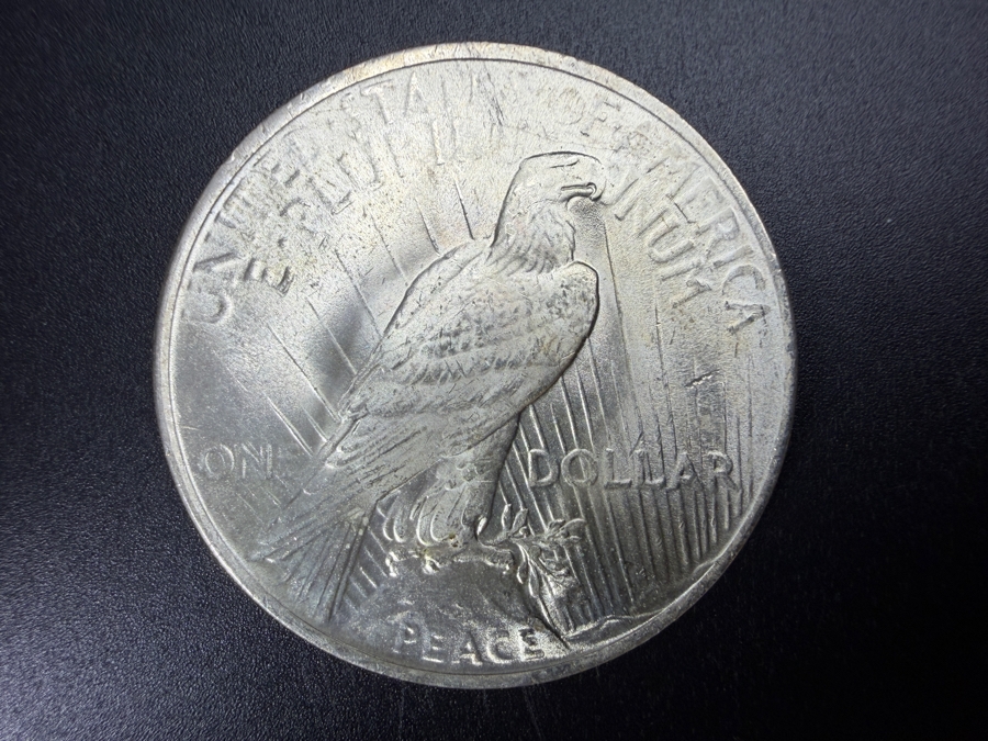 1923 Brilliant Uncirculated Peace Silver Dollar [Photo 3]